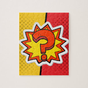 Pop Art Die Frage Engagement Puzzle