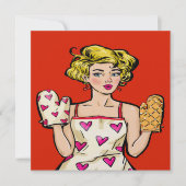 Pop Art Dinner / Cooking / Food Event Einladung (Vorderseite)