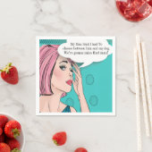 Pop Art Dog Lover Spaß Cocktail Napkin Serviette (Beispiel)