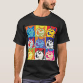 Pop Art Dogecoin T-Shirt (Vorderseite)
