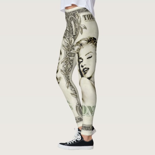 Pop Art Dollar Leggings Vintag Glam (Links)
