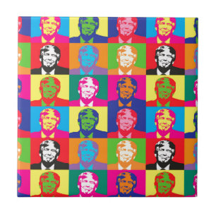 Pop Art Donald Trump Fliese