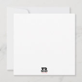 Pop Art Donut Feiertagskarte (Rückseite)