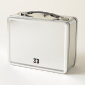 Pop Art Donut Metall Brotdose (Rückseite)