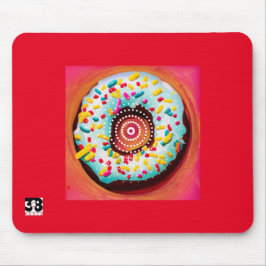 Pop Art Donut Mousepad