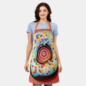 Pop Art Donut Schürze (Getragen)