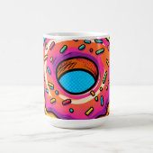 Pop-Art-Donuts-Muster Kaffeetasse (Mittel)