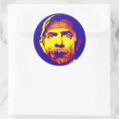 Pop Art Dracula Runder Aufkleber (Tasche)