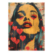 Pop Art Dramático: Mirada Enigmática Fotodruck (Vorne)