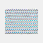 Pop Art Driedel Fleecedecke (Vorderseite (Horizontal))