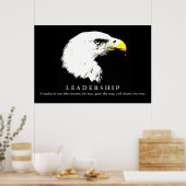 Pop Art Eagle Leadership Poster (Küche)