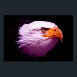 Pop Art Eagles - Bald Eagle Posters Prints Poster<br><div class="desc">Bald Eagle Poster Prints: American Eagle Poster - Patriotic Fearsome Eagle - Der Glatzadler ist ein nordamerikanischer Vogel und das nationale Symbol der USA.</div>