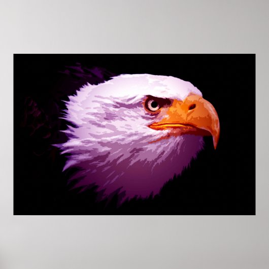 Pop Art Eagles - Bald Eagle Posters Prints Poster (Vorne)