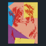 Pop Art Effect Australian Shepherd / Dog Lover Poster<br><div class="desc">Pop Art Effect Australian Shepherd. Einfache Retro-Pop-Effekt Australian Shepherd Design mit rot als Vordergrundfarbe und mit gelb, blau rosa und lila als Hintergrundfarbe. Dieses Kunstwerk ist ein tolles Geschenk für Hundeliebhaber oder alle, die australische Schäferhunde Lieben.</div>