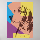 Pop Art Effect Beagle Poster (Vorne)