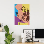 Pop Art Effect Beagle Poster (Heimbüro)