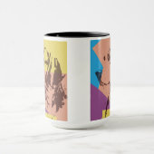 Pop Art Effect Beagle Tasse (Zentrum)