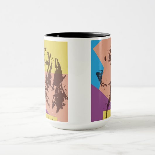 Pop Art Effect Beagle Tasse (Zentrum)