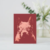 Pop Art Eichhörnchen Postkarte (Stehend Vorderseite)