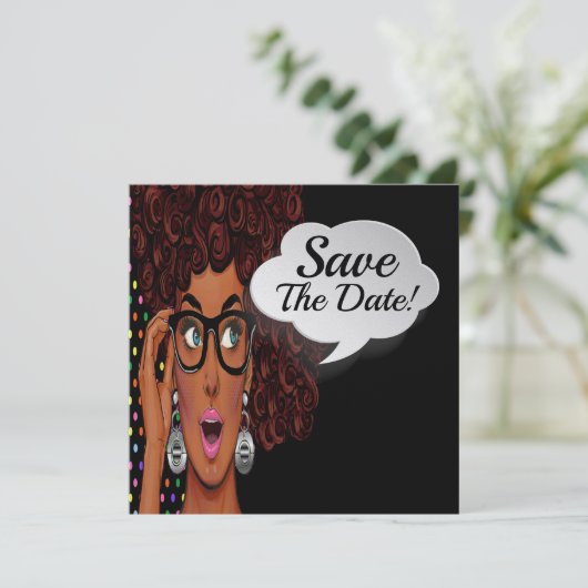 Pop Art Einladung (Stehend Vorderseite)