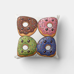 Pop Art-Eisdonuts Kawaii-Kissen Kissen