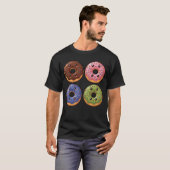 Pop Art-Eisdonuts Kawaii T-Shirt (Vorne ganz)