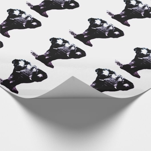 Pop Art Elephant Geschenkpapier (Ecke)