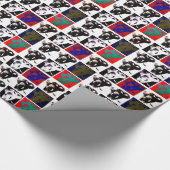 Pop Art Elephant Geschenkpapier (Ecke)