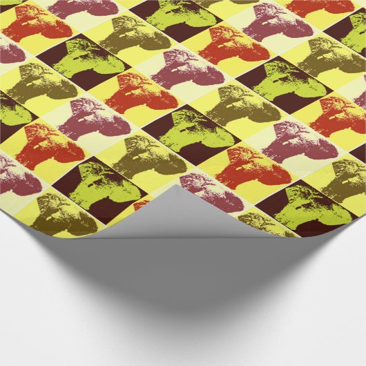 Pop Art Elephant Geschenkpapier (Ecke)