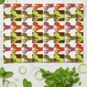 Pop Art Elephant Handtuch (Gefaltet)