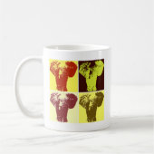 Pop Art Elephant Kaffeetasse (Links)