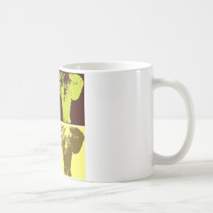 Pop Art Elephant Kaffeetasse