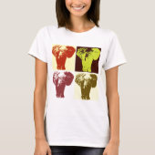 Pop Art Elephant T-Shirt (Vorderseite)