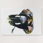 Pop Art Elephant - Tierbilder Puzzle (Horizontal)