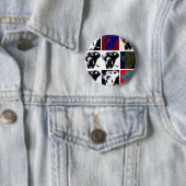 Pop Art Elephants Button (Beispiel)