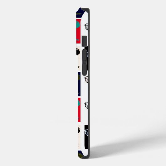 Pop Art Elephants Case-Mate iPhone Hülle (Rückseite / Links)