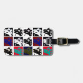 Pop Art Elephants Gepäckanhänger (Vorderseite horizontal)