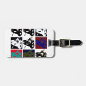 Pop Art Elephants Gepäckanhänger (Vorderseite horizontal)