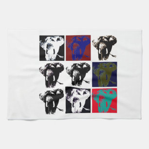 Pop Art Elephants Geschirrtuch