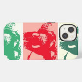 Pop Art Elephants iPhone Hülle (Rückseite (Horizontal))