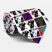 Pop Art Elephants Krawatte (Gerollt)