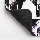 Pop Art Elephants Mousepad (Ecke)