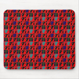 Pop Art Elephants Mousepad