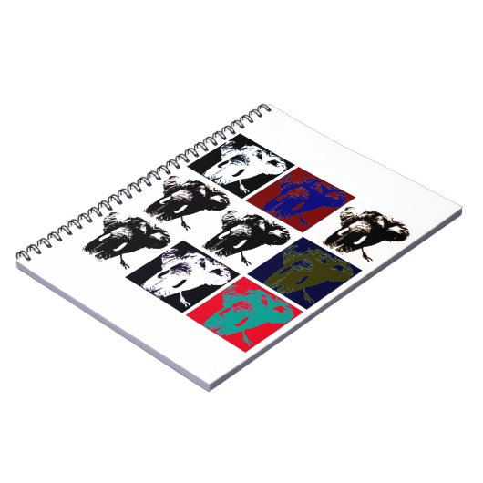 Pop Art Elephants Notizblock (Linke Seite)