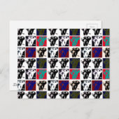 Pop Art Elephants Postkarte (Vorne/Hinten)