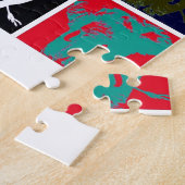 Pop Art Elephants Puzzle (Seite)