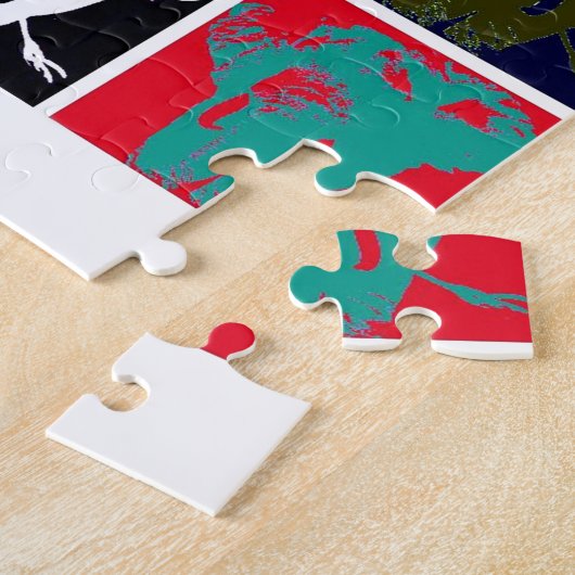 Pop Art Elephants Puzzle (Seite)