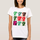 Pop Art Elephants T-Shirt (Vorderseite)