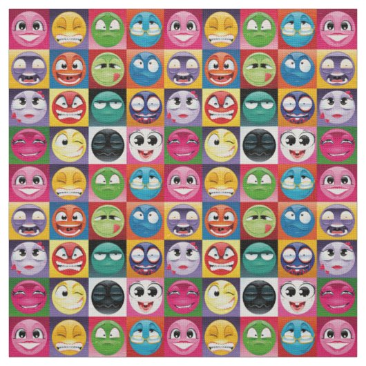Pop-Art-Emoji-Stoff Stoff (Muster)