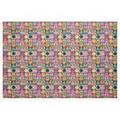 Pop-Art-Emoji-Stoff Stoff (Fat Quarter (45,7 x 55,9 cm))